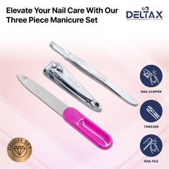 Manicure Set ( 3 Pcs )